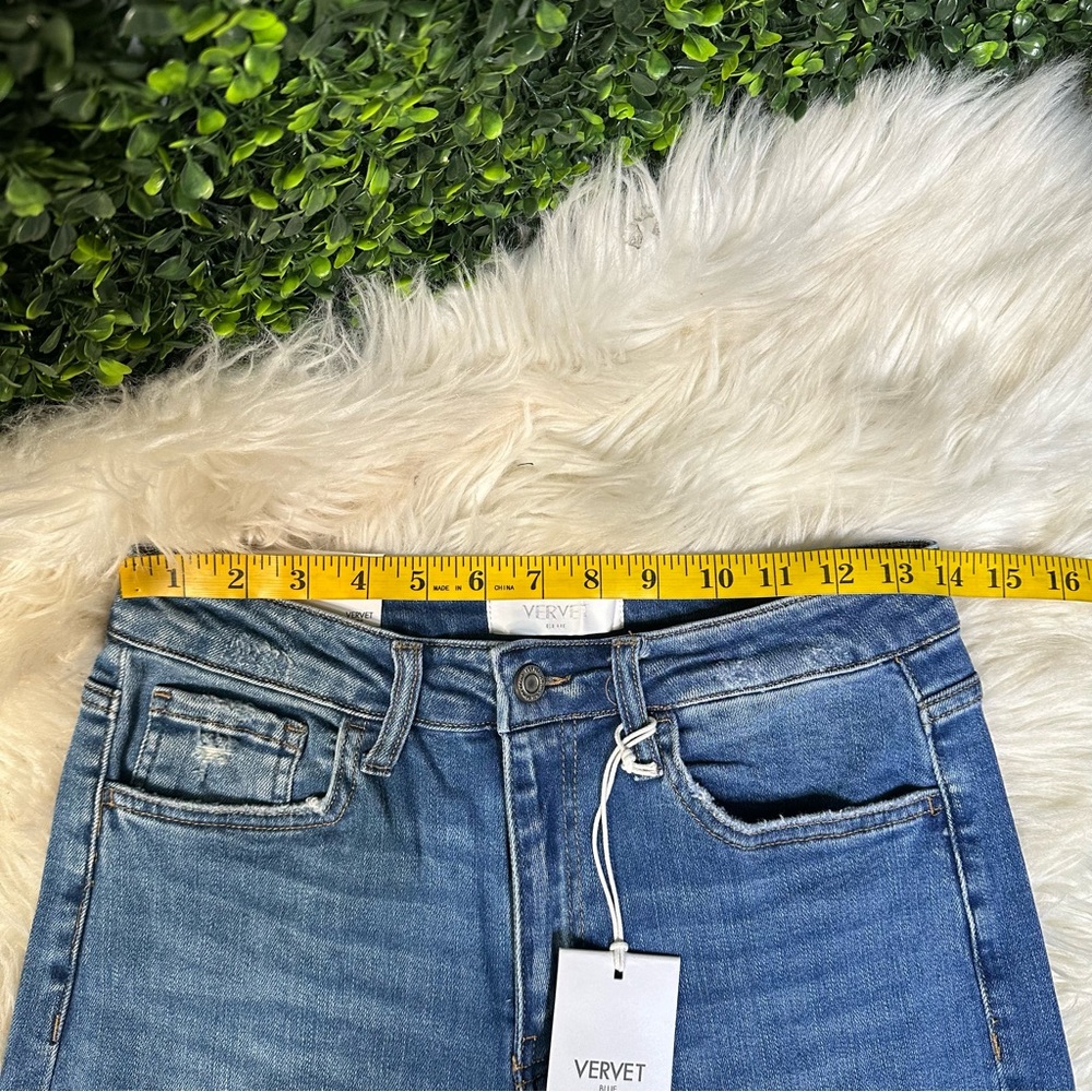 Nwt Olivia wide leg vervet distressed denim nwt - Picture 14 of 15